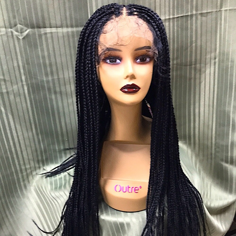 Outre Knotless Square Part Braids 13x4 Lace Frontal Wig